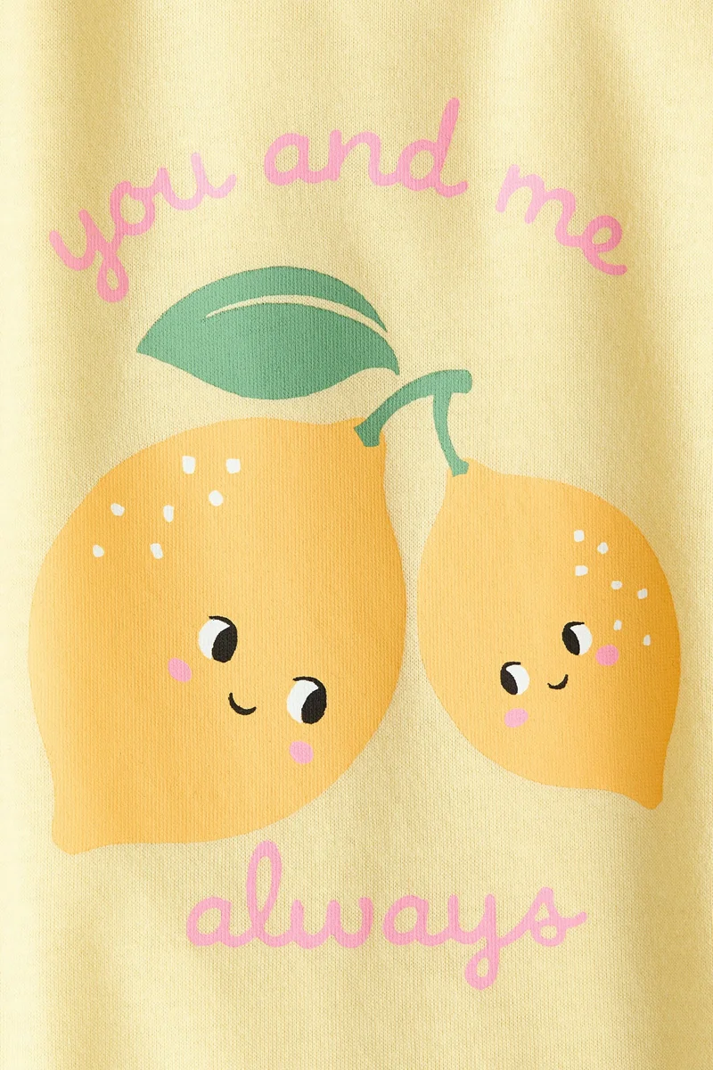 H&M Printed cotton top